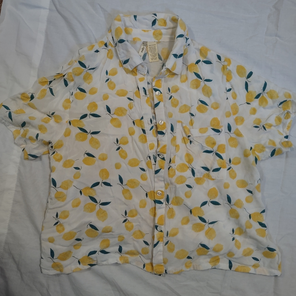 Japan Short Sleeve Lemon Shirt